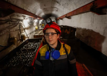 Ukraine’s coal mines turn to women to solve wartime staff shortages